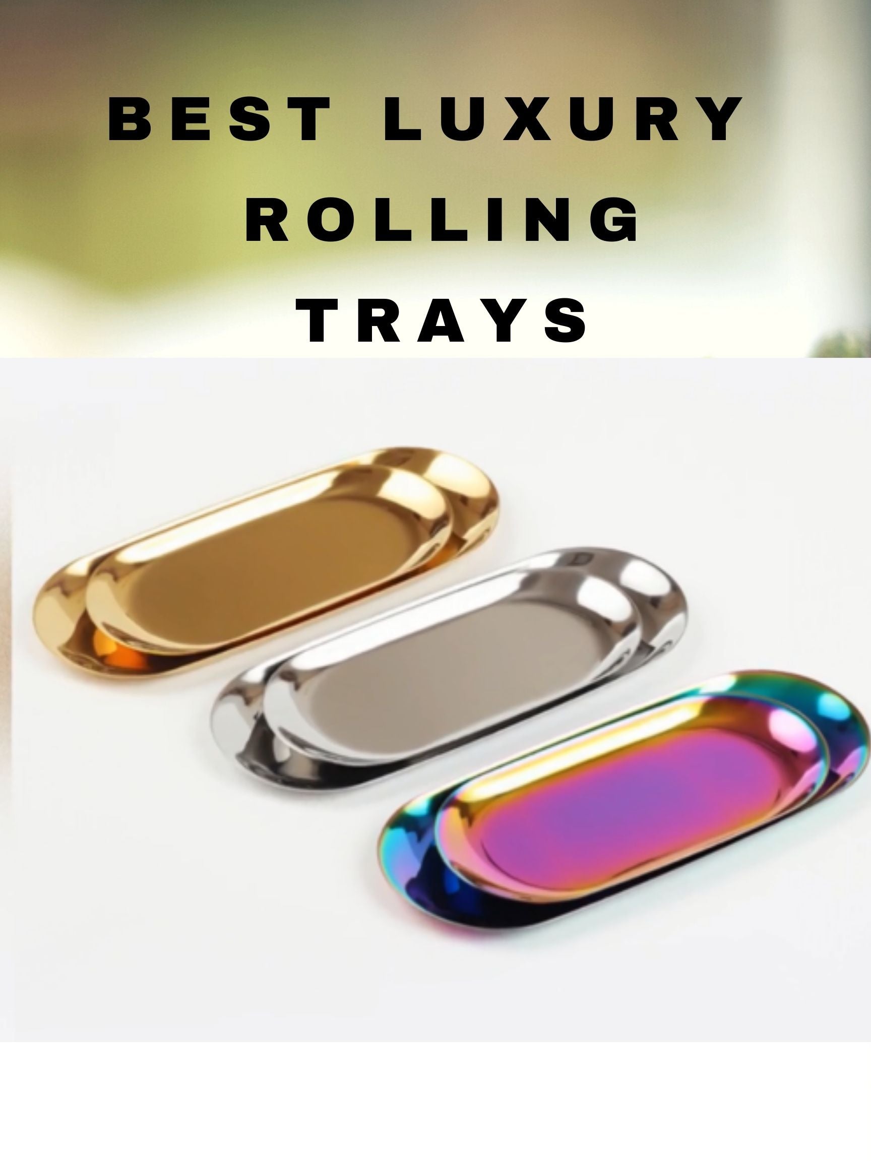 Luxury Loui Designed Rolling Tray Set