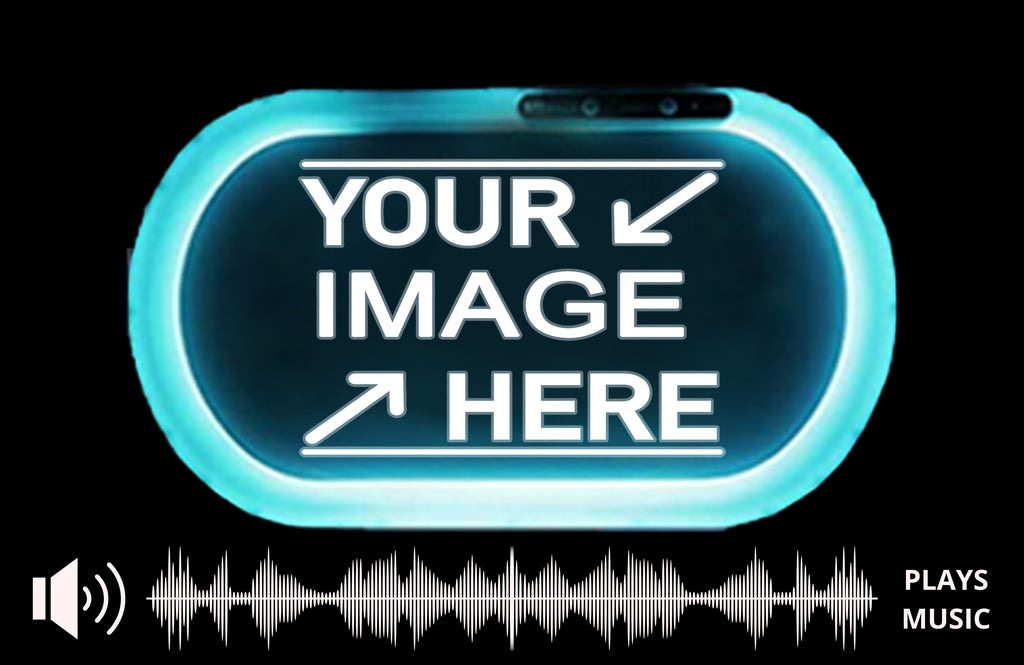 Custom Bluetooth Speaker Glow LED Rolling Tray Personalize! My Rolling Tray